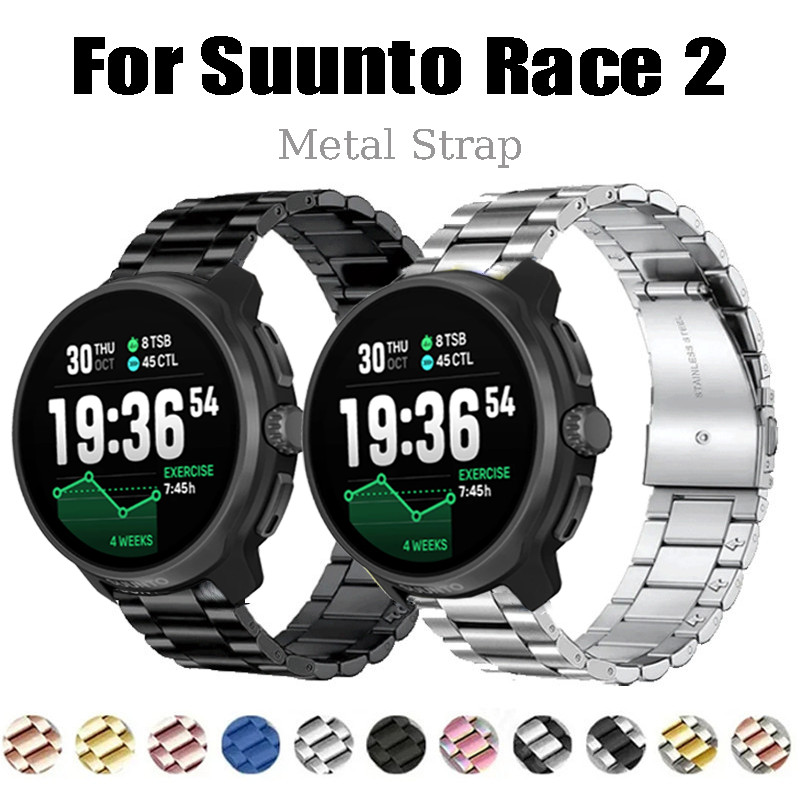 Dây đeo bằng thép không gỉ cho Suunto Race 2 Vòng đeo tay dây kim loại cho phụ kiện SUUNTO RACE 2 dâ