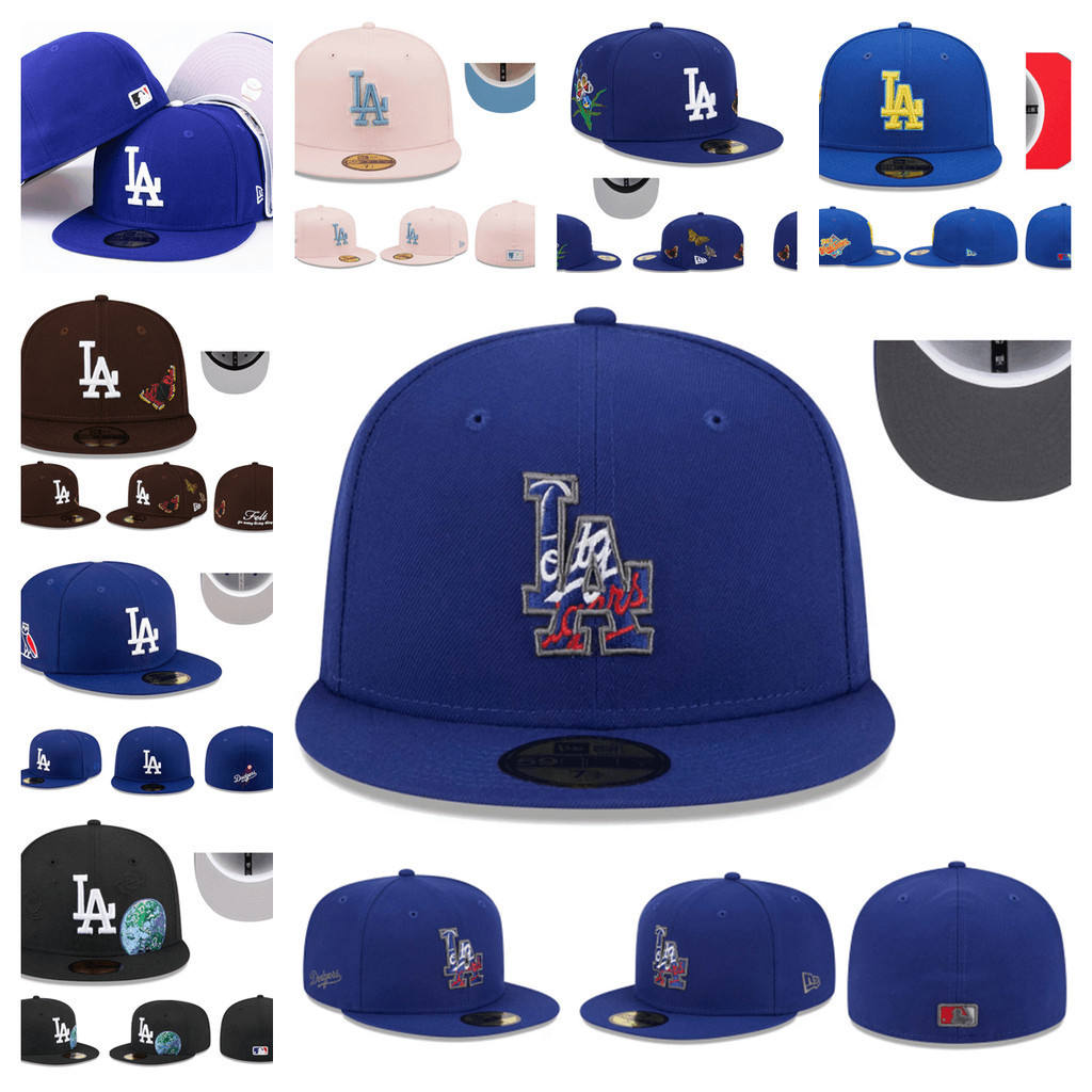 Mũ bóng chày Los Angeles Dodgers vành phẳng unisex