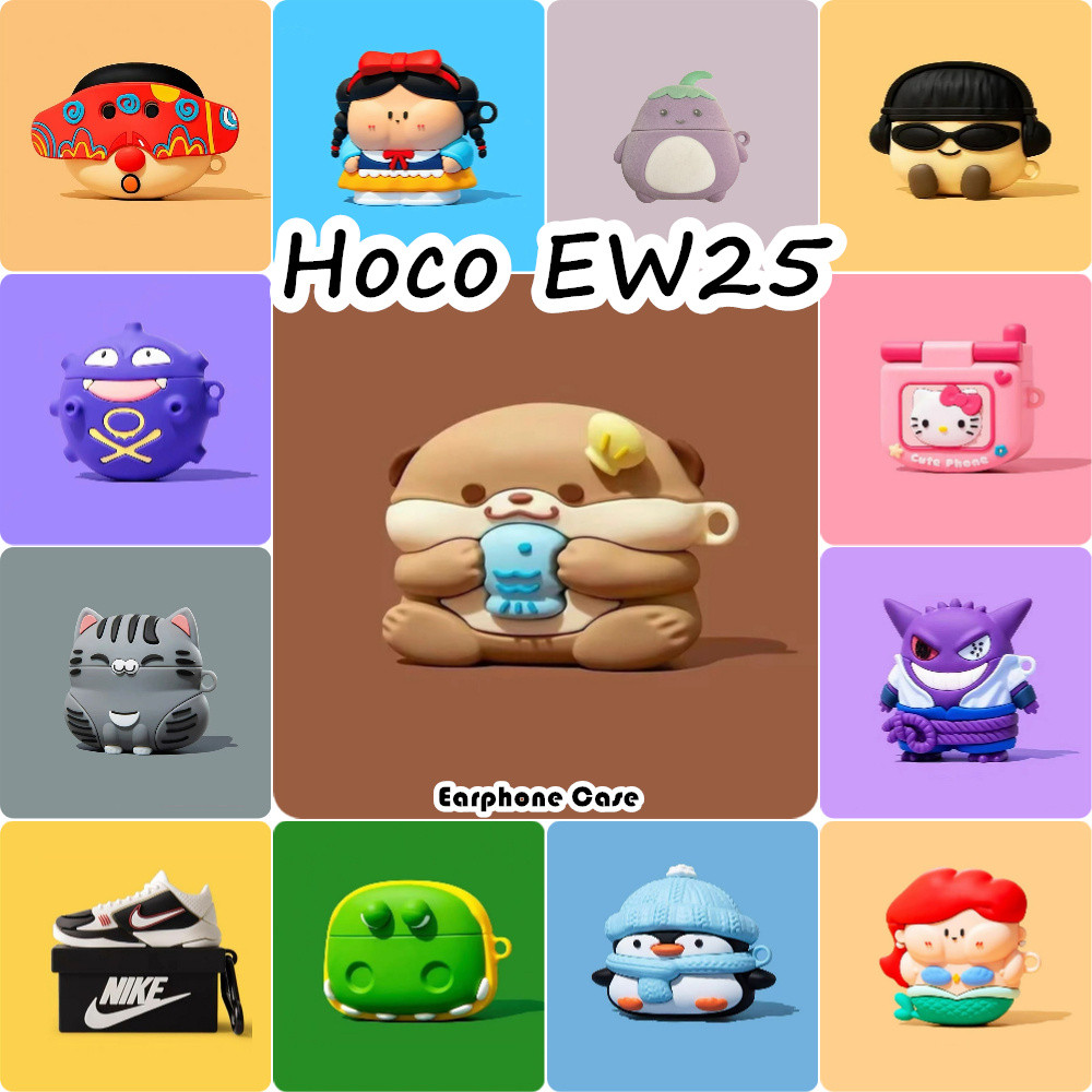 Hàng có sẵnDành Cho Ốp Lưng Hoco EW25 Phim Hoạt Hình Đổi Mới Series Vỏ Tai Nghe Silicon Mềm NO.4