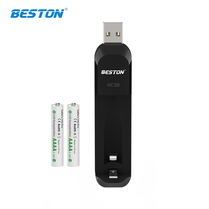 Pin sạc AAAA (4A) kèm Sạc C8018B đầu USB Beston dành cho pin AA/AAA/AAAA  (hàng chính hãng)