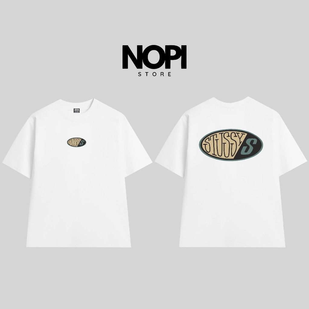 ÁO THUN STUSSY PITSTOP FORM RỘNG NAM NỮ UNISEX VẢI COTTON CAO CẤP 280GSM DÀY DẶN - NOPI STORE