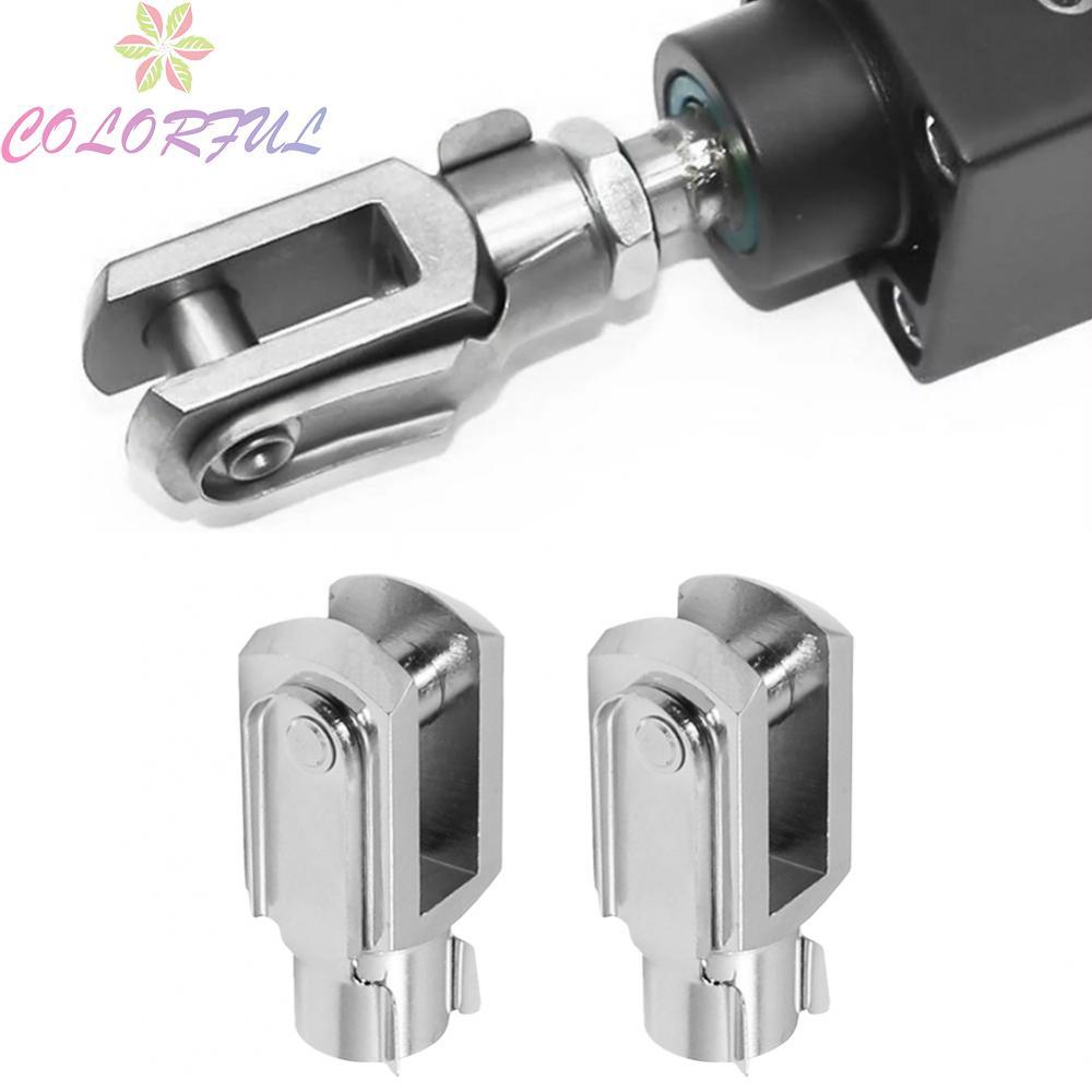 【COLORFUL】Quality Assured M8 X 1 25 Fork Heads for Pneumatic Applications Set of Two