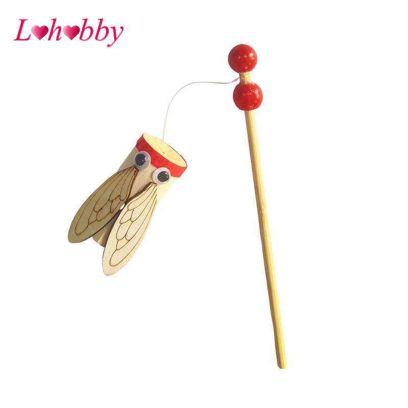 Lohobby Gỗ Truyền Thống Trung Quốc Cicada Đồ Chơi Cicada Sound Maker Hội Yêu Cầu Độc Đáo