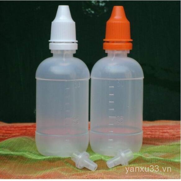 Chai Tinh Dầu 50 Chai Thuốc Mắt Chai 50ml Chai Nhỏ Giọt Mắt Nhỏ Giọt Chai Pha Chế Chai Nhựa Chất Nướ