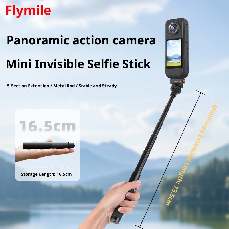 Thích hợp cho Insta360 GO Ultra Selfie Stick Extension Stick Phụ kiện khung mở rộng