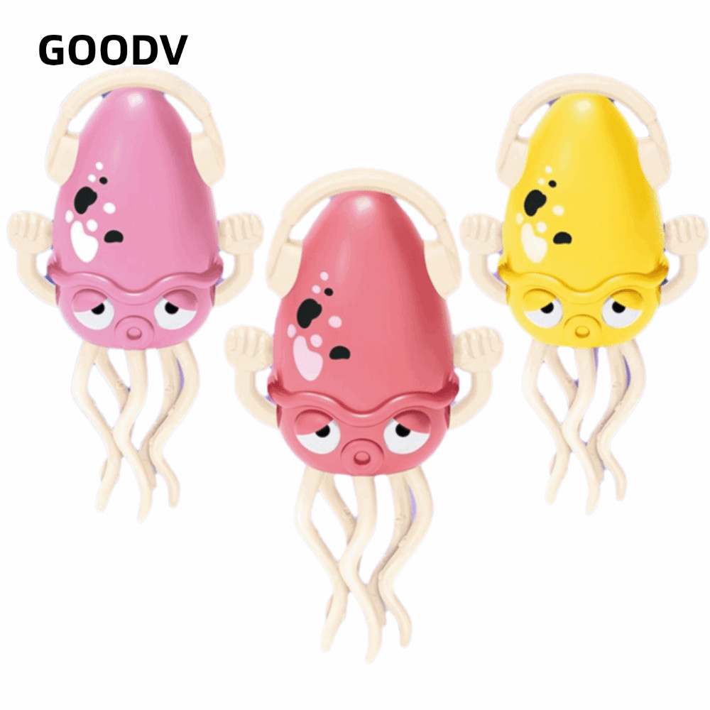 GOODV Magic Dancing Octopus Toy, Quà tặng Đồng hồ Đồ chơi mực tự động nhảy múa, Quán tính ngộ nghĩnh