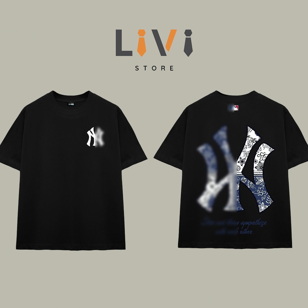 Áo thun NY MB189 form rộng nam nữ phong cách street style – LiVi Store