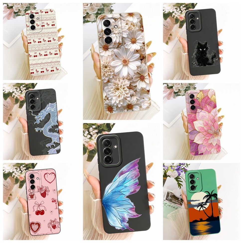 Dành Cho Samsung A56 5G A566B A5660 Ốp Lưng Cho Samsung Galaxy A56 5G Ốp Điện Thoại Silicon Sơn Ngộ 