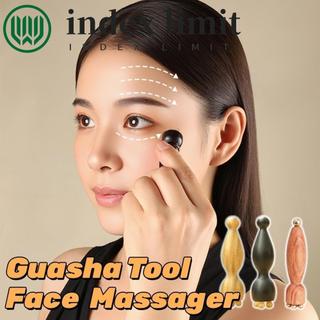 Máy mát xa hạt giống sen gỗ đàn hương, Thiết kế năm hạt Nâng cơ mặt và siết chặt Massage mắt, Giảm bọng mắt Công cụ mát xa mặt Guasha truyền thống