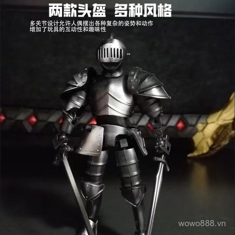 Armor Knight Hand-Made Joint Action Hình Lắp Ráp Mecha Model Knight Knight Known Chuang Mecha Khối X
