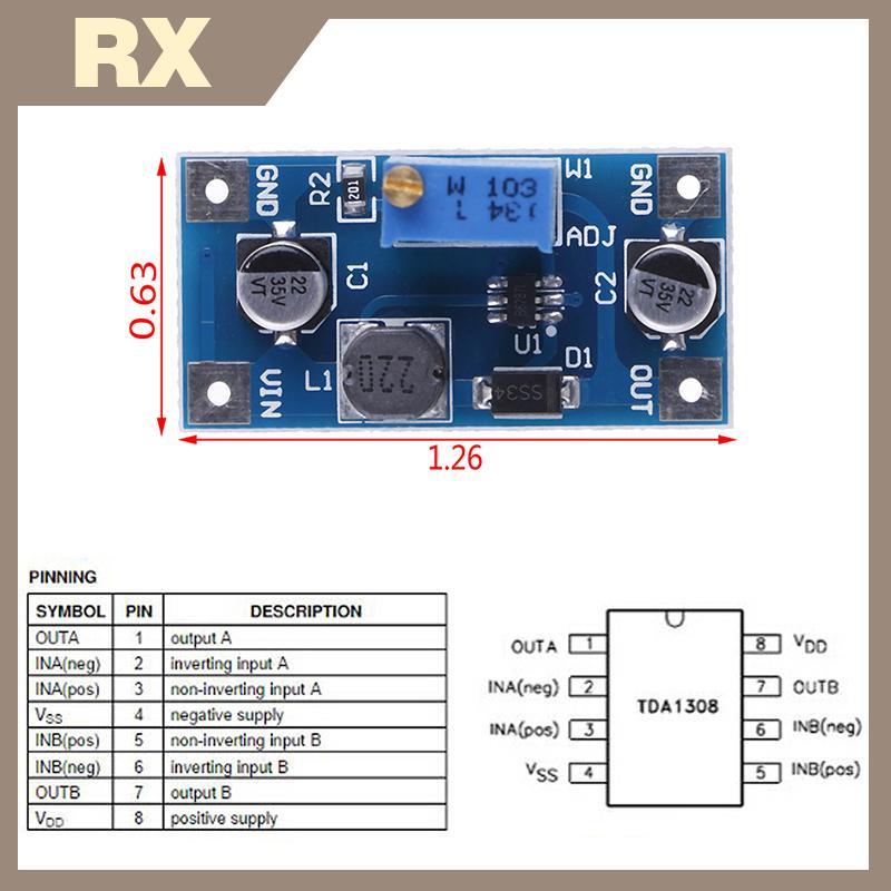 Bộ nguồn chuyển đổi vôn tăng tốc 2A DC-DC 2V-24V sang 3v 5v 6v 9v 12v 19v Không