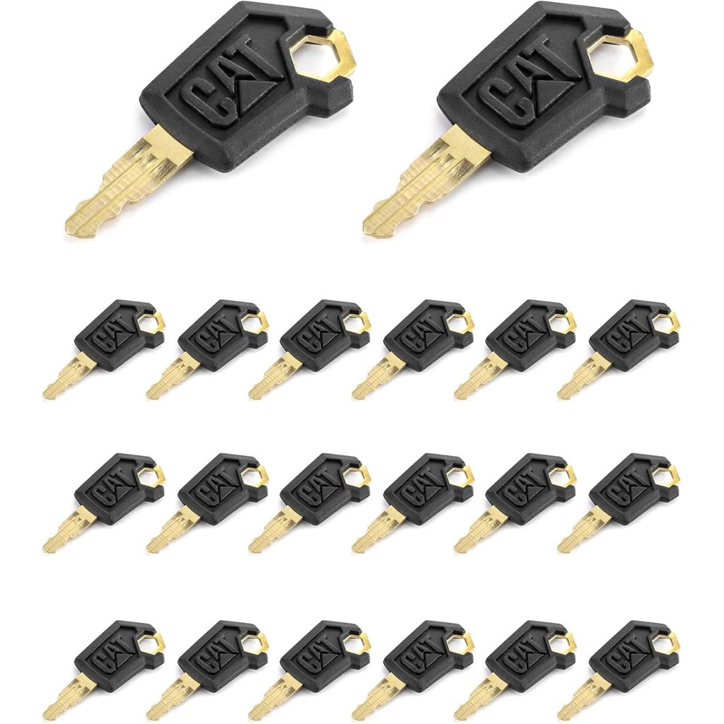 QWORK 5P8500 Chìa Khóa Mèo, 20 Gói Chìa Khóa Đánh Lửa Tương Thích Với Thiết Bị Nặng Sâu Bướm