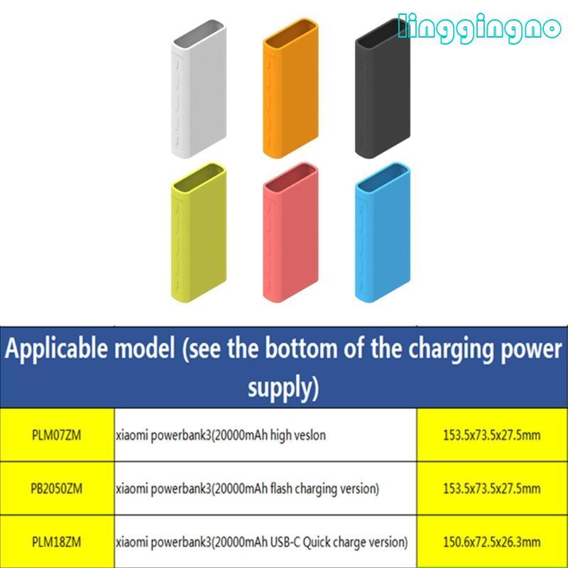 RR Vỏ bảo vệ silicon cho 20000mAh PLM07ZM PB2050ZM PLM18ZM Powerbank