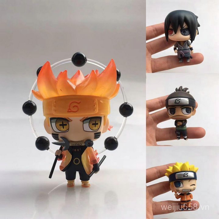Sản phẩm mới Số lượng lớn Naruto Muỗi Coil Mắt Naruto Sasuke Iruka Q Phiên bản Đồ trang trí Đồ chơi 