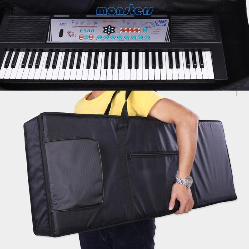 Mon Chống Thấm Nước Chống Bụi 61 Bàn Phím Kỹ Thuật Số Túi Đàn Piano Trường Hợp Có 61 Phím Bàn Phím Đ