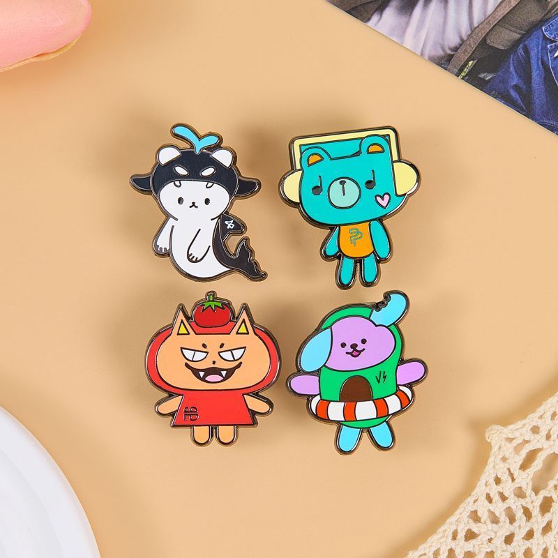 GMMTV Hàng Hóa JAIDEE Hoạt Hình Huy Hiệu Kim Loại Photocard Hỗ Trợ PAODY Mặt Dây Chuyền DOMIIA Quà T