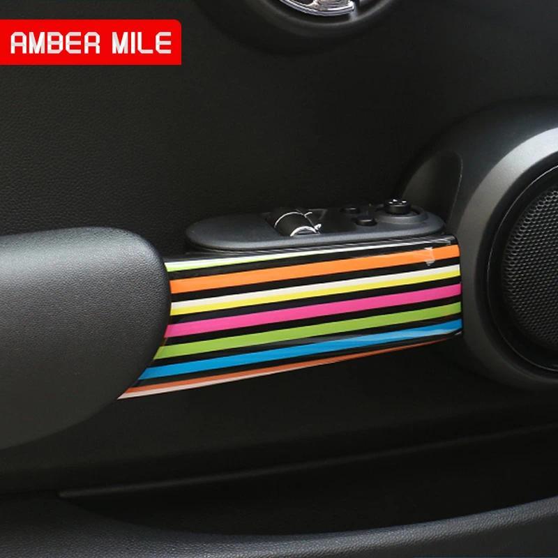 AMBERMILE Pha Lê Epoxy Cho Mini Cooper F56 Phụ Kiện Cho Mini F56 JCW Mini F56 Nội Thất Viền Đề Can C