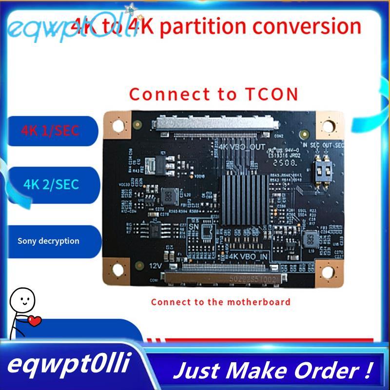  eQQ  Bảng phóng đại hình ảnh màn hình TV 4K 60hz sang 4K 60Hz Tấm chuyển đổi để thay đổi màn hình p