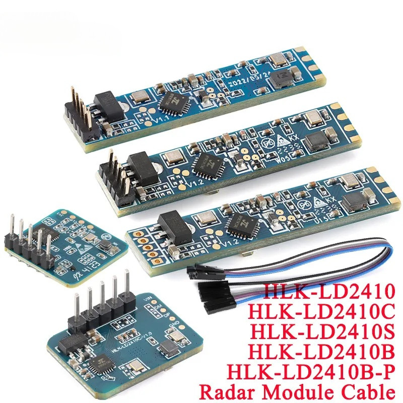 10 Cái / 1 Cái LD2410C HLK-LD2410 LD2410 LD2410B LD2410S 24G Cảm Biến Hiện Diện Của Con Người Millim