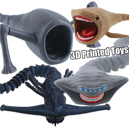 3D In Hình Quái Vật Biển Ma Leviathan Đồ Chơi Mô Hình Sáng Tạo Bloop El Gran Maja Bộ Sưu Tập Nhân Vật Hành Động