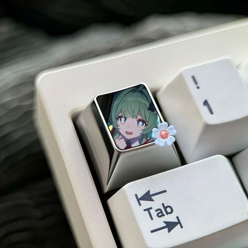 Honkai: Star Rail / Huohuo / Star Railway Huohuo ESC Metal Keycap Trò chơi R4 ngoại vi Trục chéo MX 