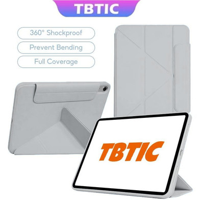 Ốp Da TBTIC Không Có Bút Chì Đựng Khe Cắm Cho Huawei MatePad 11.5S Air 11.5 SE 11 inch 2024 2023 2021 Honor Pad X9 X8 Pro Flip Cover Tự Động Đánh Thức