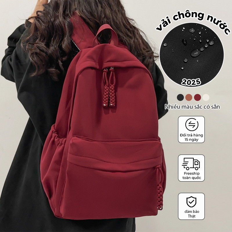 Ba lô sinh viên đại học Túi phổ biến nhất dành cho nam và nữ balo cặp sách basic đựng laptop 15.6 inch #b3365