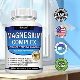 Buporai 1000 mg Viên nang Glycine Magiê phức hợp, giàu khoáng chất thiết yếu, bổ sung khoáng chất.- 30 / 60 / 120 viên. Sản xuất tại Mỹ.