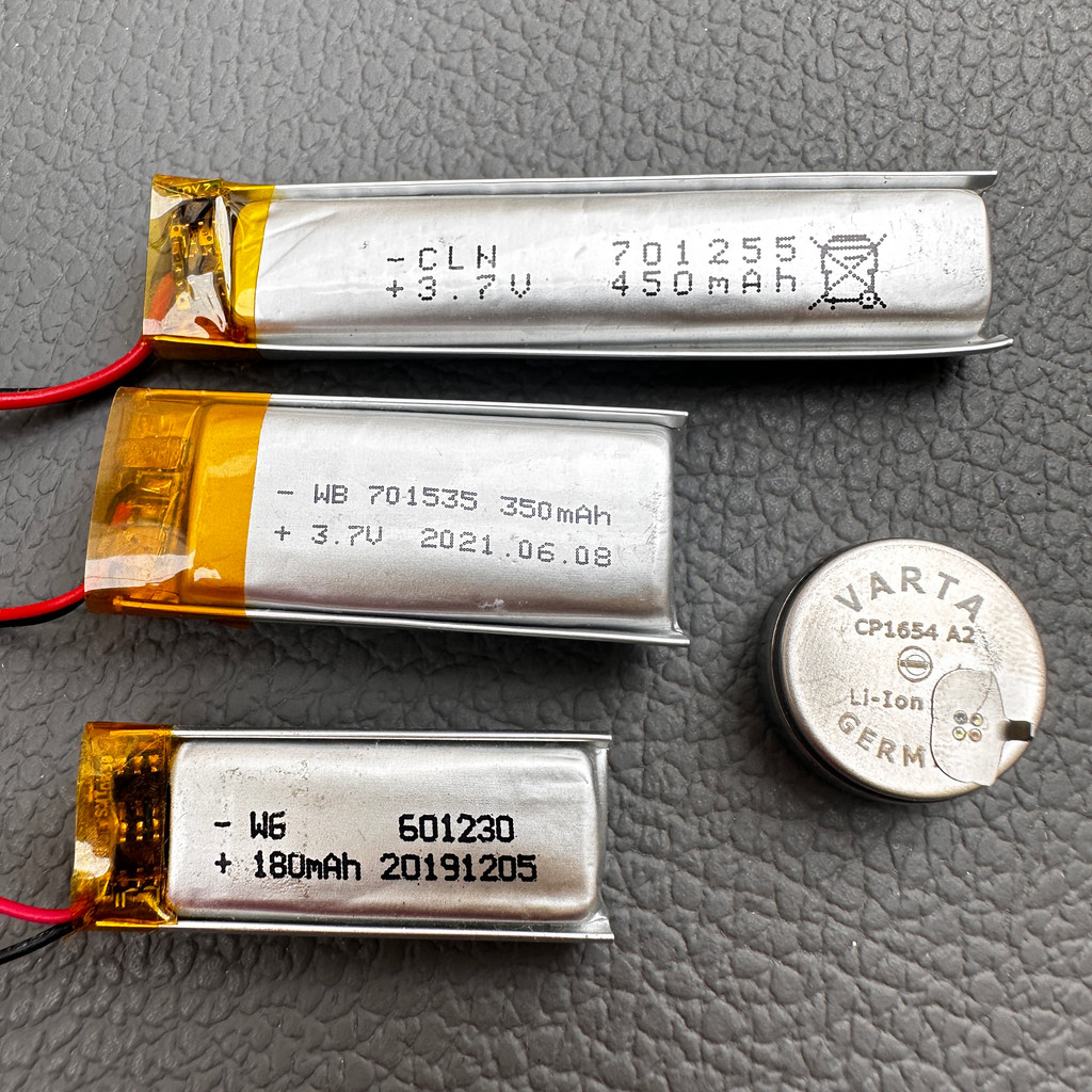 Tai nghe Bluetooth Pin nút pin dài 1654 / 701255/ 701535/ 601230