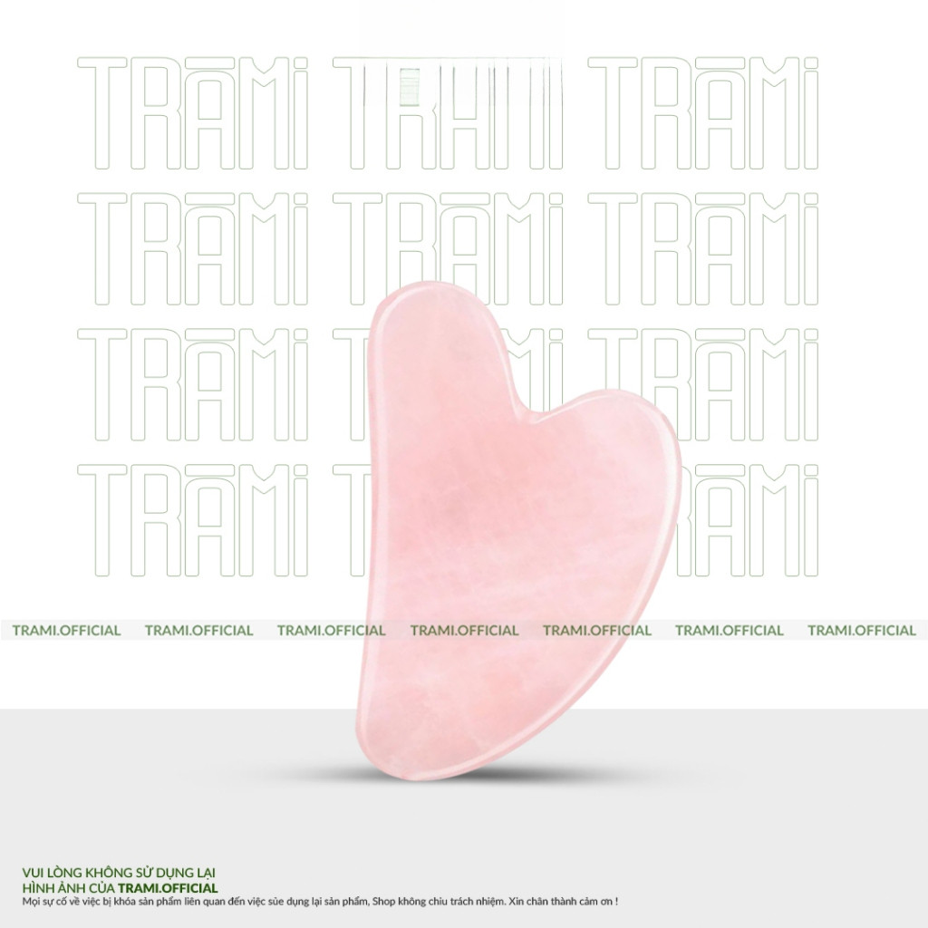 Guasha Đá Thạch Anh Tự Nhiên Mát-Xa, Nâng Cơ Mặt, Giảm Nếp Nhăn, Mờ Thâm Quầng Mắt, Da Trẻ Hóa Mịn M