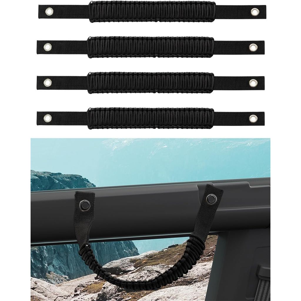 Phụ kiện Ford Bronco Roll Bar Grab Tay cầm Tay cầm Paracord Tay cầm, Thay thế cho Nội thất Ford Bron