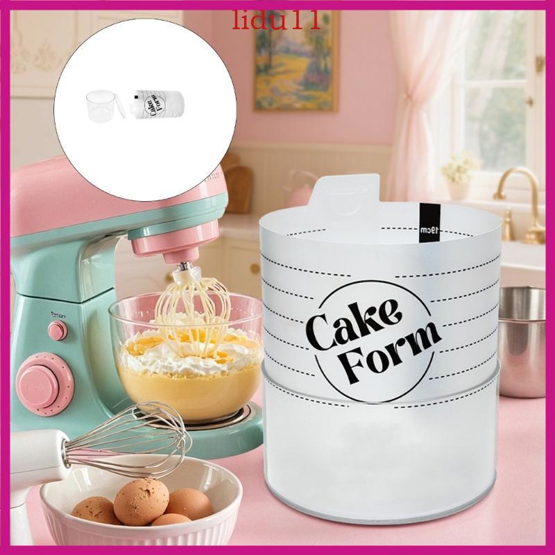 LID Baking Acrylic Form Cake Tool Khuôn tròn Bánh ngọt Nấu ăn