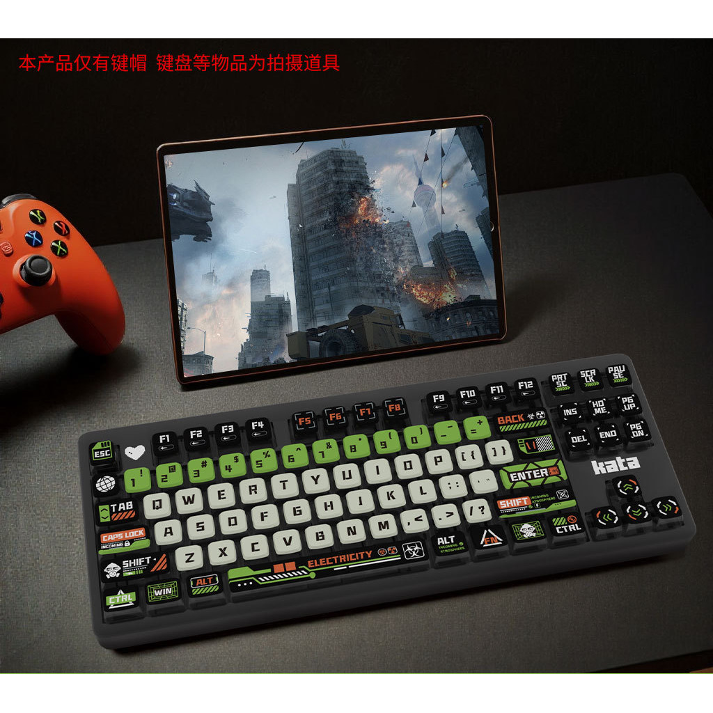 [GP] 125 phím PBT Keycap Chủ đề Keycap bốn mặt nhẹ trong suốt Keycap SA Chiều cao bốn mặt PBT thăng 
