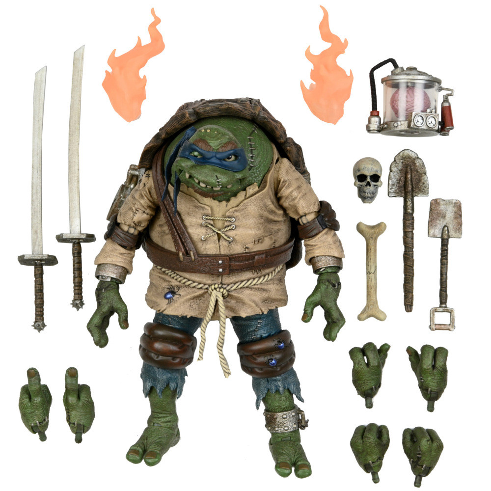 NECA Universal Monsters x Teenage Mutant Ninja Turtles Leonardo trong vai Nhân vật siêu hành động Hu