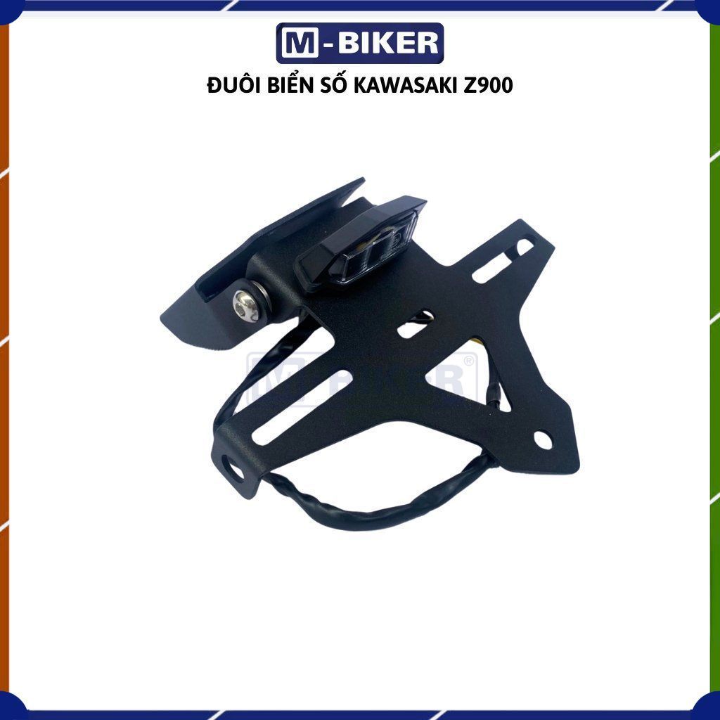 Pad biển số chính hãng Z900, gập đuôi biển số Z900, biển số đút gầm Z900 MBIKER