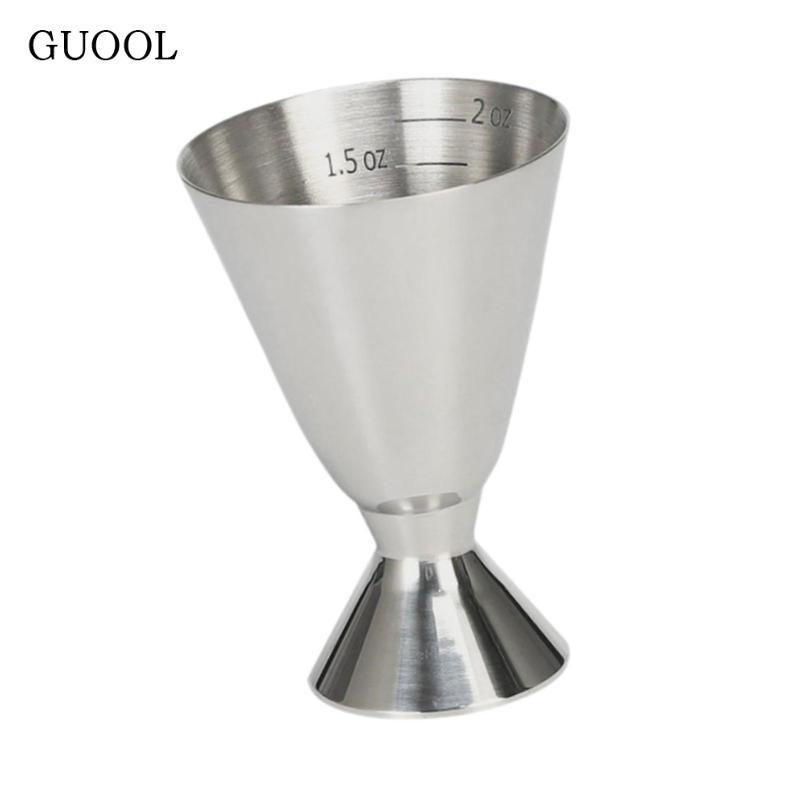 Jigger để pha chế, Dụng cụ pha chế cốc đo 2oz dễ dàng làm sạch Dụng cụ đo Jigger cho gia đình, tiệc 