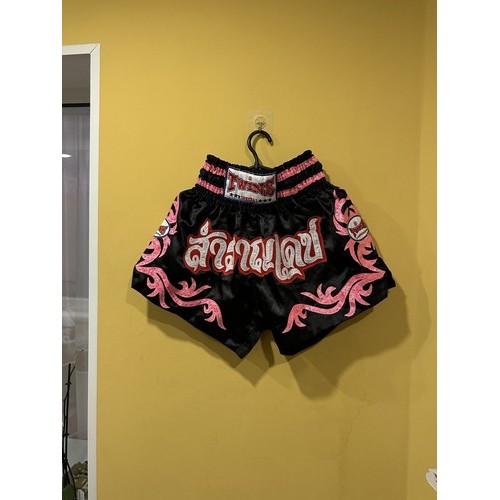 2025 Cặp song sinh mới Đặc biệt Quyền anh MMA Muay Thái Kickboxing MMA Quần short màu hồng Size M
