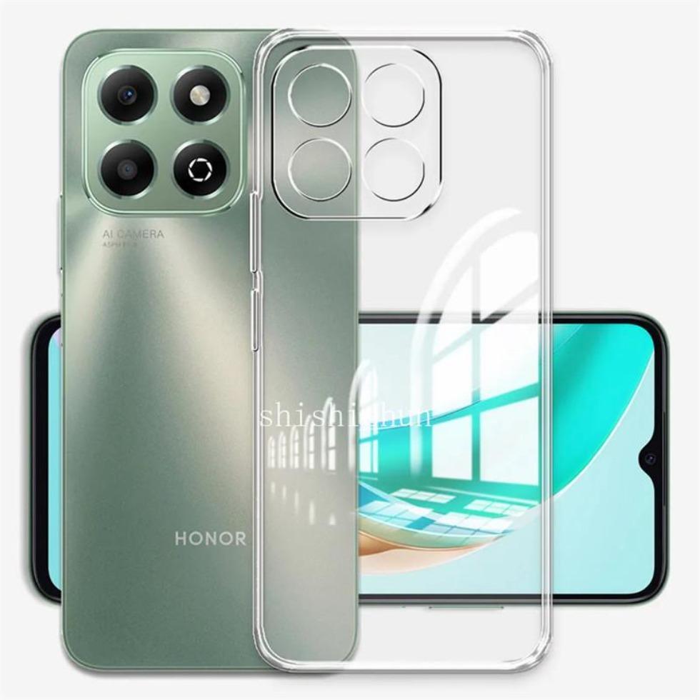 Dành cho ốp lưng Honor X5b x5bPlus Silicon trong suốt TPU mềm trong suốt Vỏ mờ chống sốc