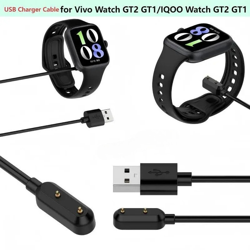 Cáp Sạc USB Cho Vivo Watch GT2 GT1 Sạc Cho IQOO Watch GT2 GT1 Sạc Du Lịch 100cm Dòng Phụ Kiện