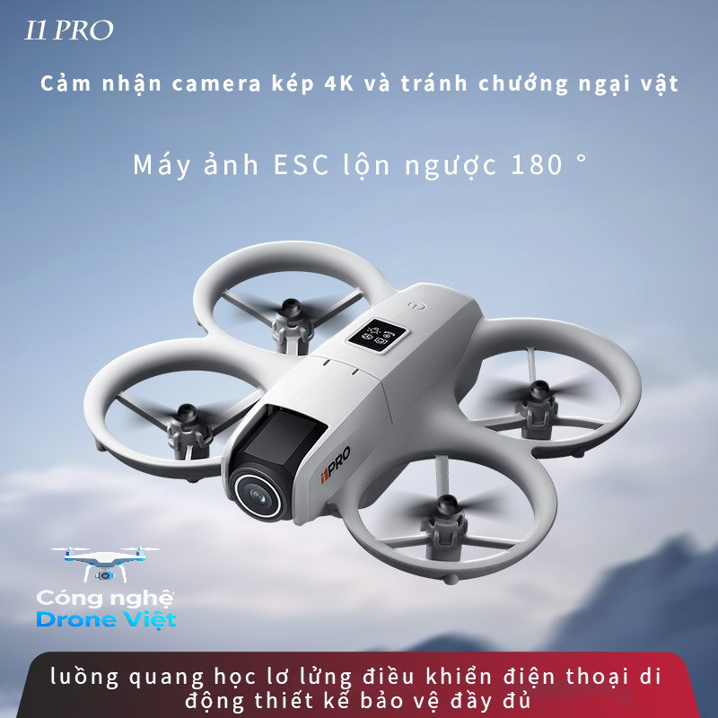 FLYCAM I1 PRO FLYCAM MINI CÔNG SUẤT CAO TÍCH HỢP LED BAY ĐÊM SIÊU SÁNG BẢO VỆ TOÀN DIỆN