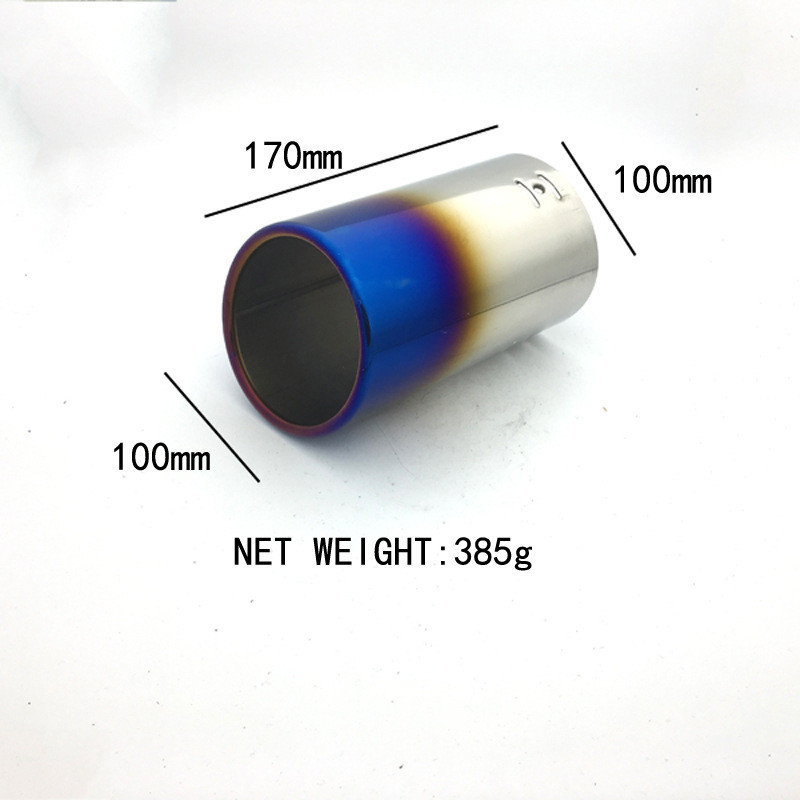 9003 Đa Năng MUFFLER Đa Năng TAIL Họng 10CM Ống Thẳng Thép Không Gỉ Ống Xả MUFFLER TAIL Xả