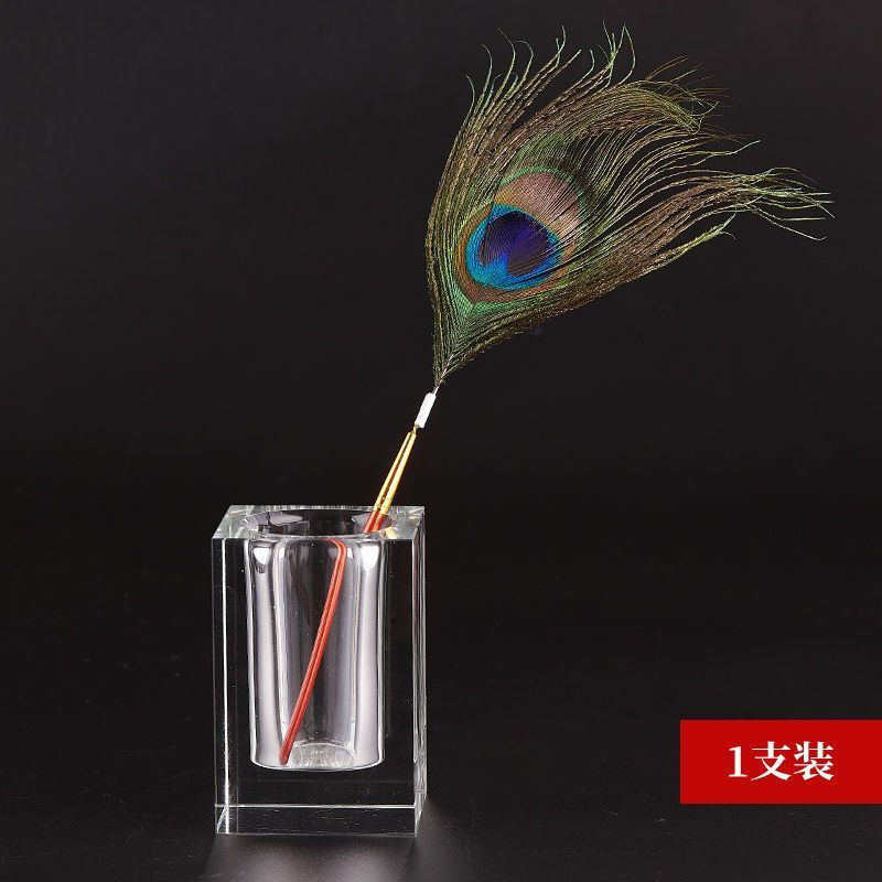 New Product#Professional Ear Cleaning Tool Set for Ear Wax Removal, Peacock Feather Ear Cleaner, Pea