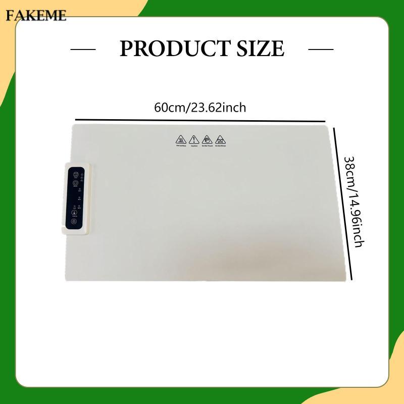 FAKEME Máy hâm nóng thực phẩm điện Phích cắm EU Dễ dàng làm sạch Tấm sưởi ấm cho thực phẩm Khay sưởi ấm điện Thảm sưởi ấm thực phẩm cho bàn ăn Buffet