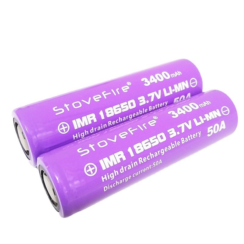 achun.vn - CELL PIN Stovefire 18350 - 1100mAh - 1500mAh 2500mAh 3400mAh  5000Mah 3.7V xả 30A