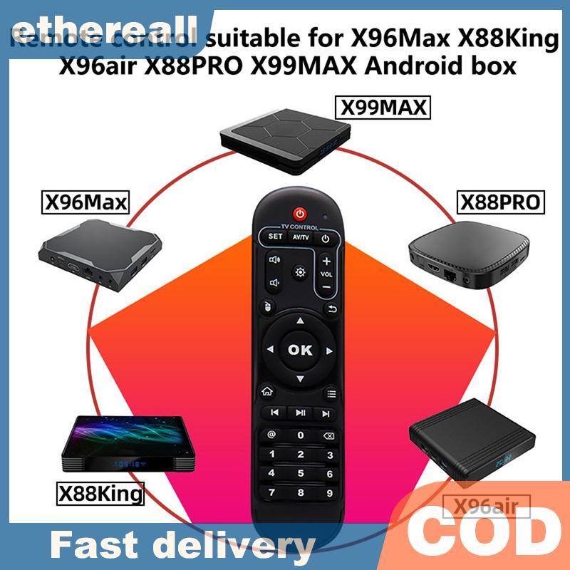 ETH X96 MAX Điều Khiển Từ Xa Cho X96MAX X96Air X88King X88PRO Aidroid Top Box Set Media Player TH