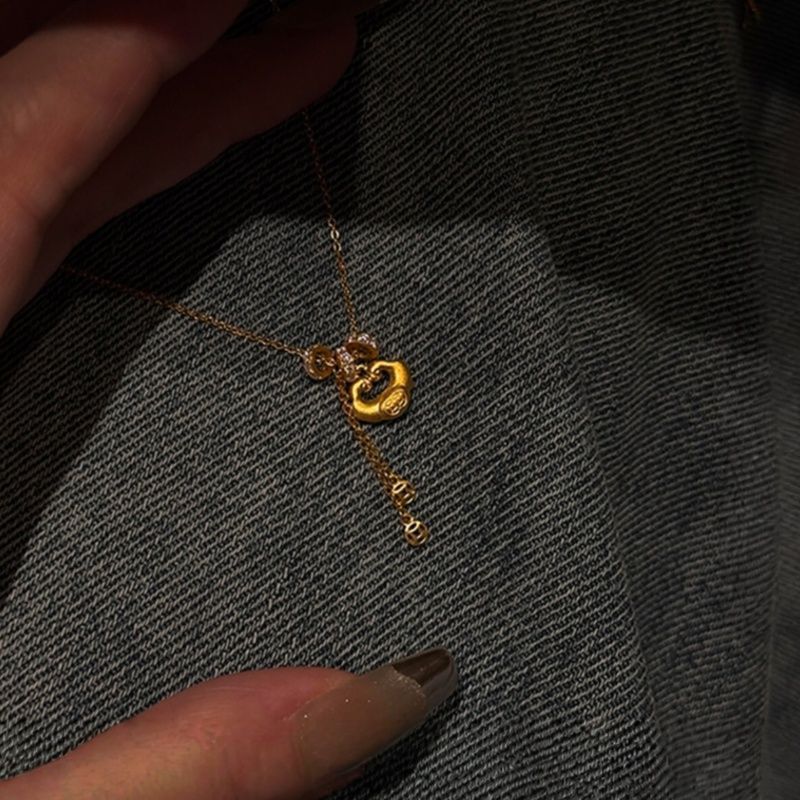 Túi Khóa Xích Yunjin Fuyin Màu Vàng Nhỏ - Xuất xứ từ Trung Quốc