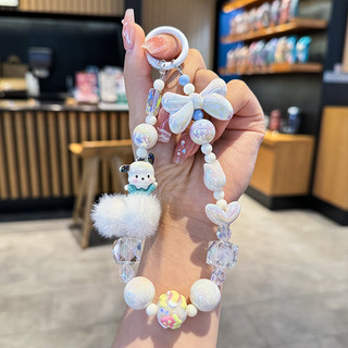  Dây Đeo Điện Thoại Hạt Cườm Dopamine Nhiều Màu Dễ Thương Dây Treo Túi & Móc Khóa Handmade Chống Rơi 