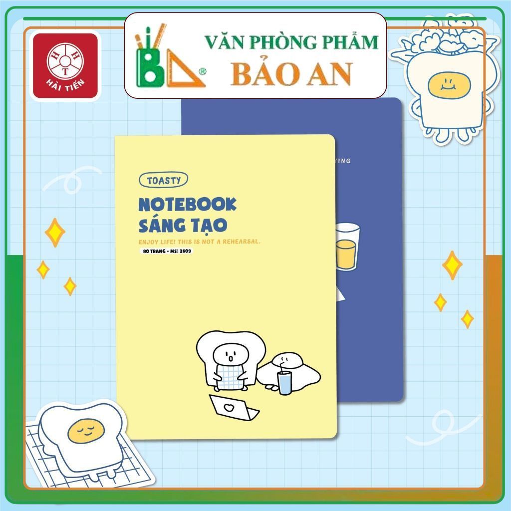 COMBO 5 VỞ - Hải Tiến Vở kẻ ngang Sáng tạo 200trang