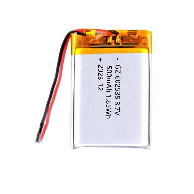 602535Pin Lithium Polymer 500mAh Điều khiển từ xa Đèn phát sáng Đồ chơi Bluetooth Âm thanh 3.7V Pin 