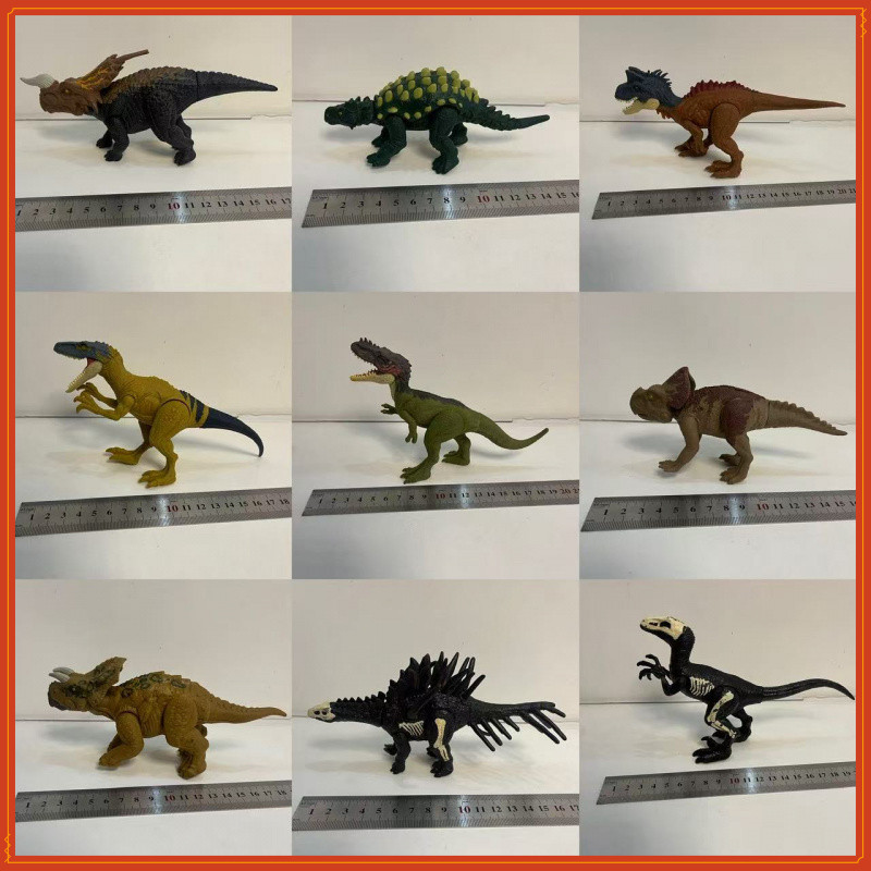 Mattel Jurassic World Dinosaur Model Tyrannosaurus Rex Stegosaurus Búp bê di chuyển Đồ chơi trẻ em